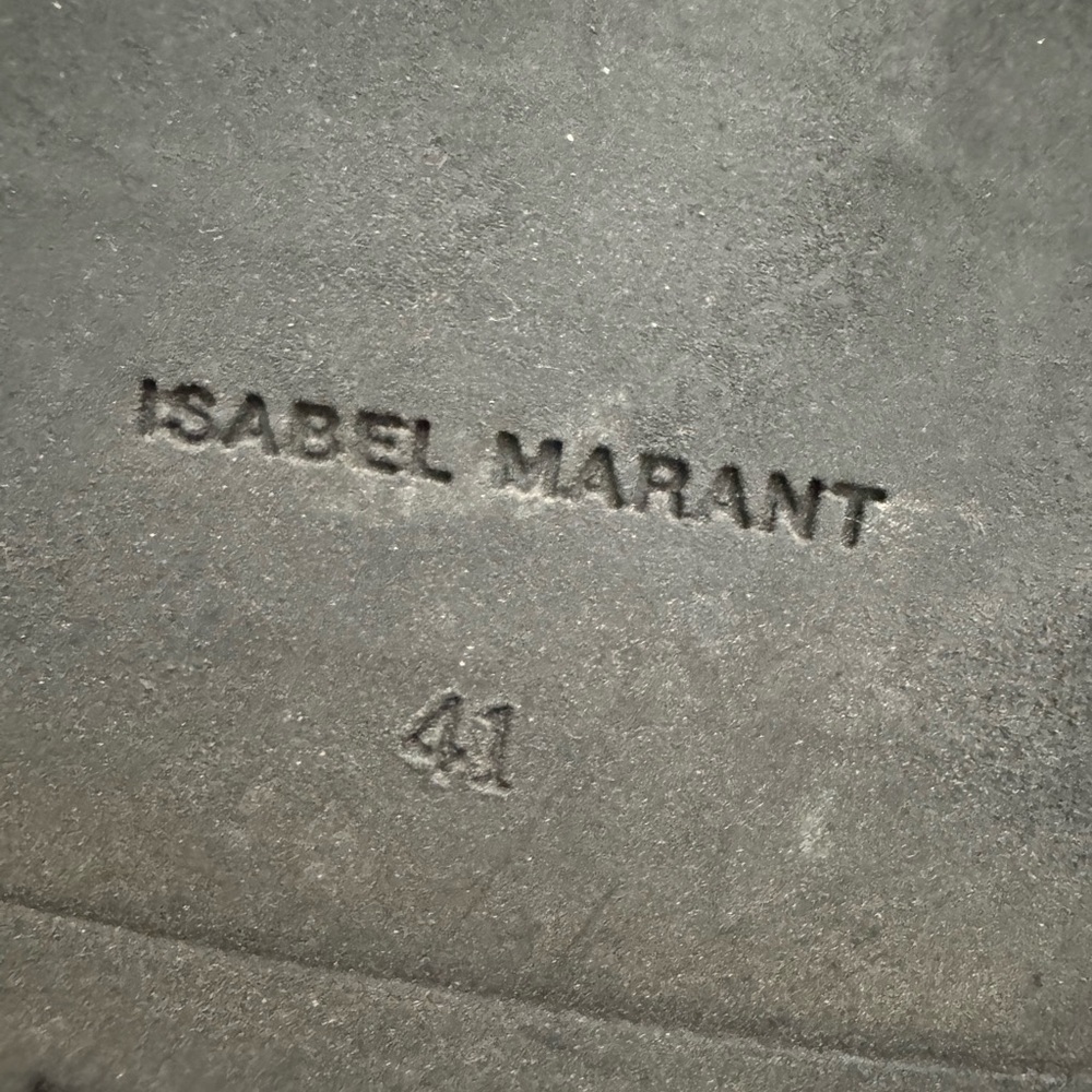 Isabel Marant Black Maxi Chunky Combat Boots size 41 - Picture 8 of 8